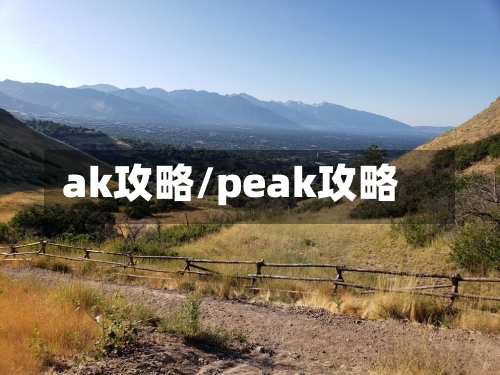 ak攻略/peak攻略-第1张图片