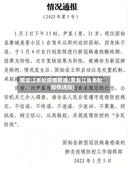 黑龙江本轮疫情梳理(黑龙江省本轮疫情通报)-第1张图片