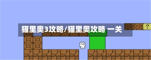 猫里奥3攻略/猫里奥攻略 一关