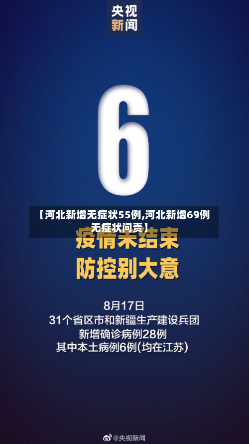 【河北新增无症状55例,河北新增69例无症状问责】