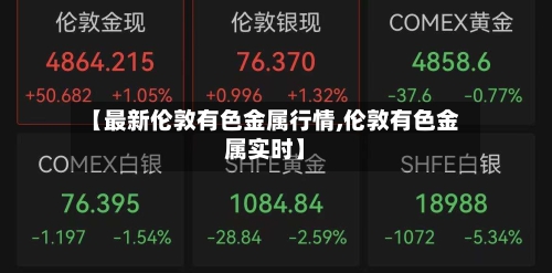 【最新伦敦有色金属行情,伦敦有色金属实时】
