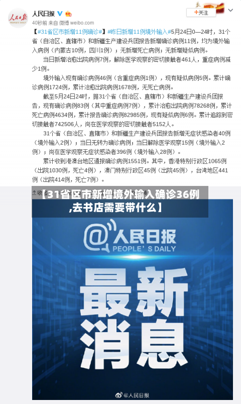 【31省区市新增境外输入确诊36例,去书店需要带什么】-第2张图片