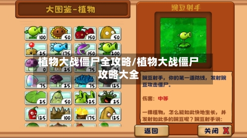 植物大战僵尸全攻略/植物大战僵尸攻略大全-第2张图片