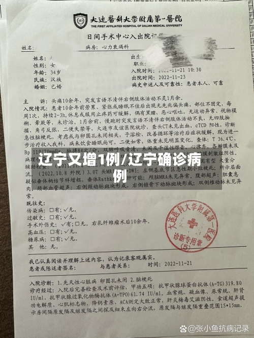 辽宁又增1例/辽宁确诊病例