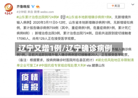 辽宁又增1例/辽宁确诊病例-第2张图片