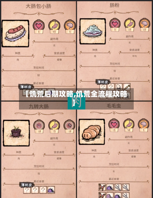 【饥荒后期攻略,饥荒全流程攻略】-第3张图片