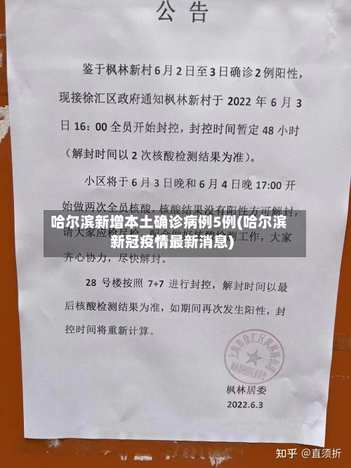 哈尔滨新增本土确诊病例5例(哈尔滨新冠疫情最新消息)-第3张图片