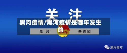 黑河疫情/黑河疫情是哪年发生的-第3张图片