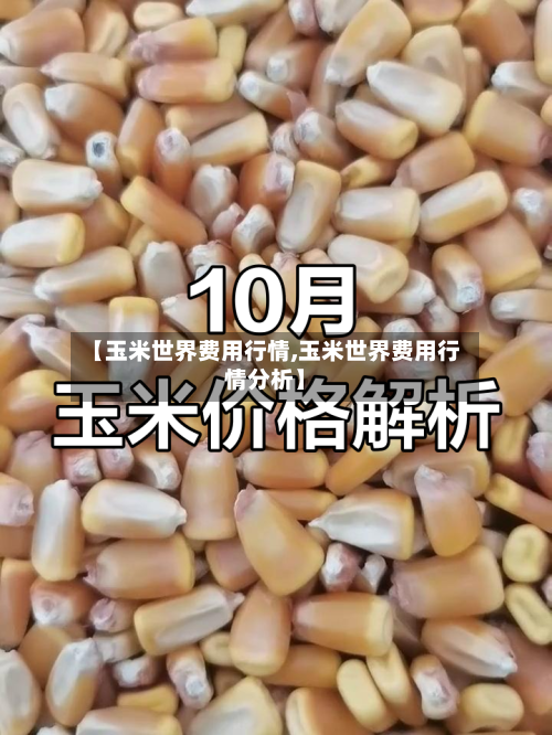 【玉米世界费用行情,玉米世界费用行情分析】