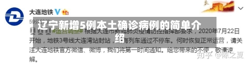 辽宁新增5例本土确诊病例的简单介绍-第1张图片