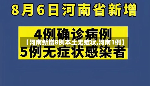 【河南新增8例本土无症状,河南1例】-第1张图片