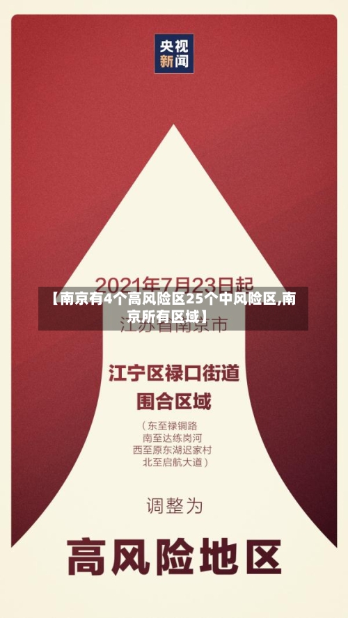 【南京有4个高风险区25个中风险区,南京所有区域】-第3张图片