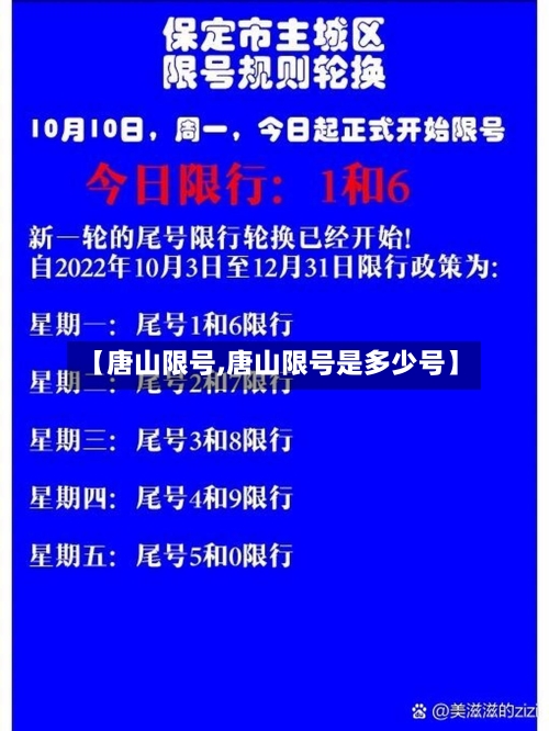 【唐山限号,唐山限号是多少号】