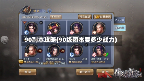 90副本攻略(90级团本要多少战力)-第2张图片