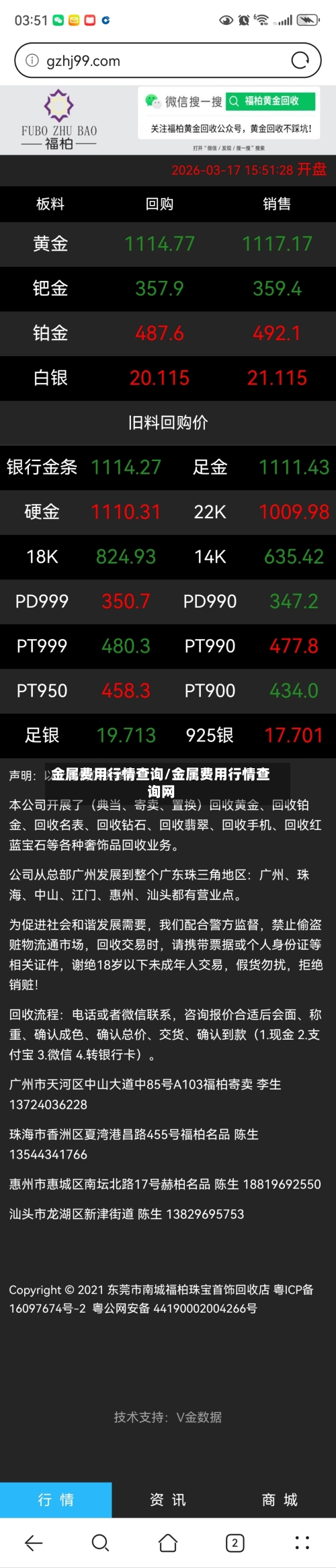 金属费用行情查询/金属费用行情查询网-第3张图片