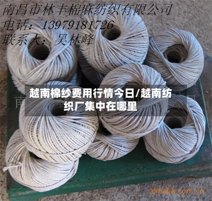 越南棉纱费用行情今日/越南纺织厂集中在哪里