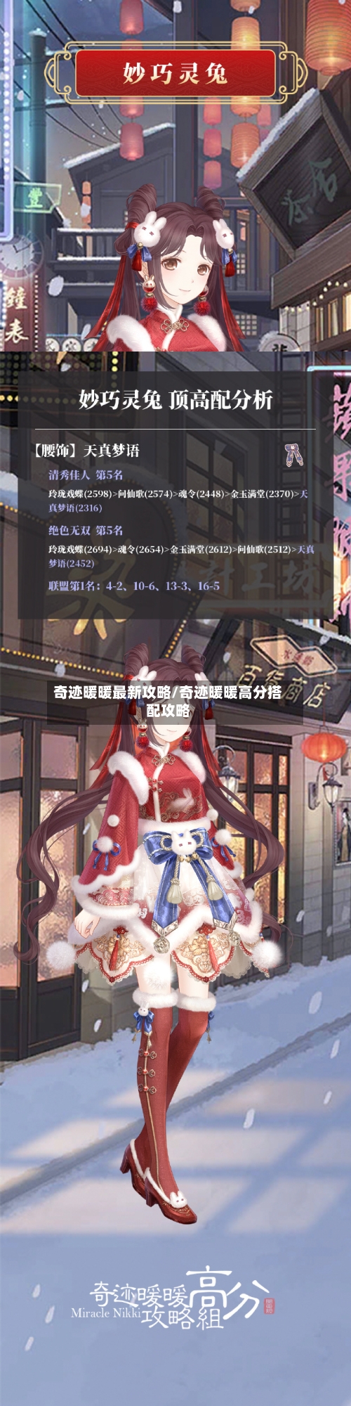 奇迹暖暖最新攻略/奇迹暖暖高分搭配攻略-第2张图片