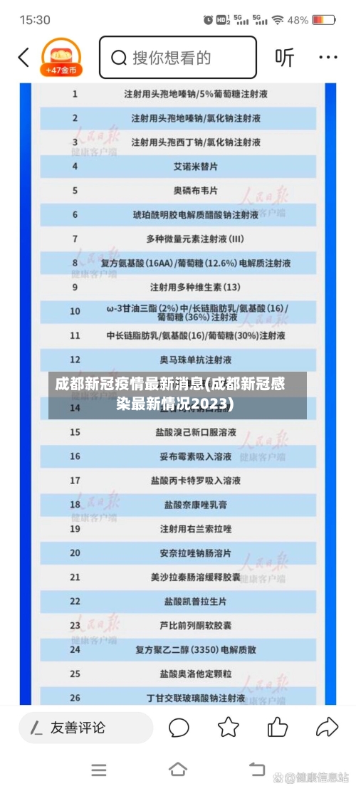 成都新冠疫情最新消息(成都新冠感染最新情况2023)-第2张图片