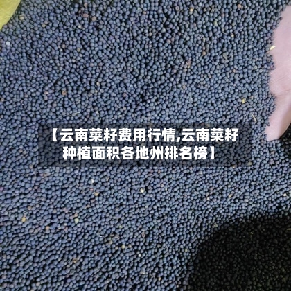 【云南菜籽费用行情,云南菜籽种植面积各地州排名榜】-第1张图片