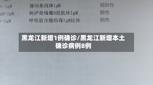 黑龙江新增1例确诊/黑龙江新增本土确诊病例8例