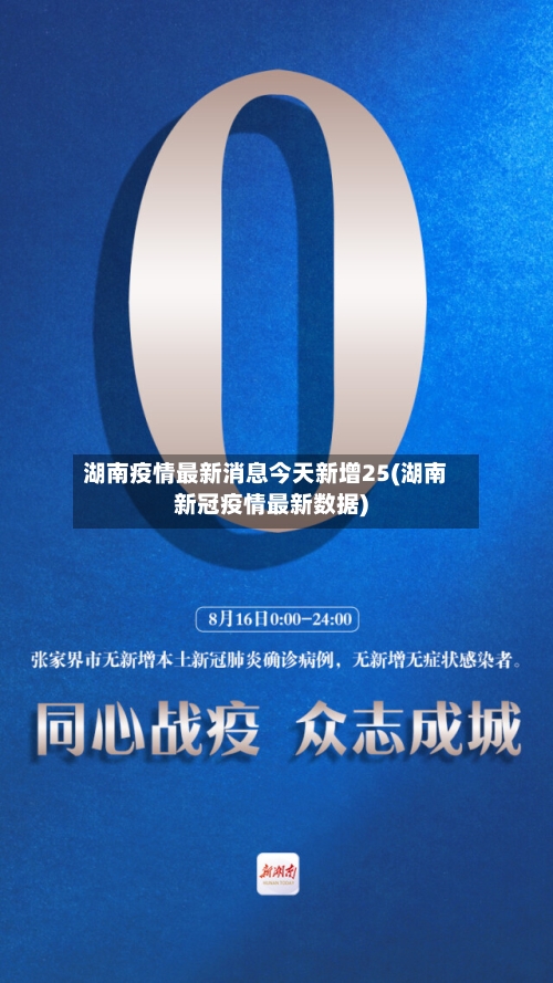 湖南疫情最新消息今天新增25(湖南新冠疫情最新数据)