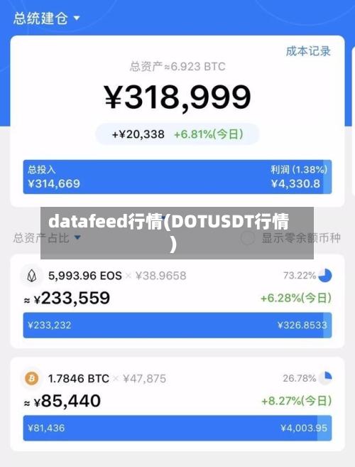 datafeed行情(DOTUSDT行情)