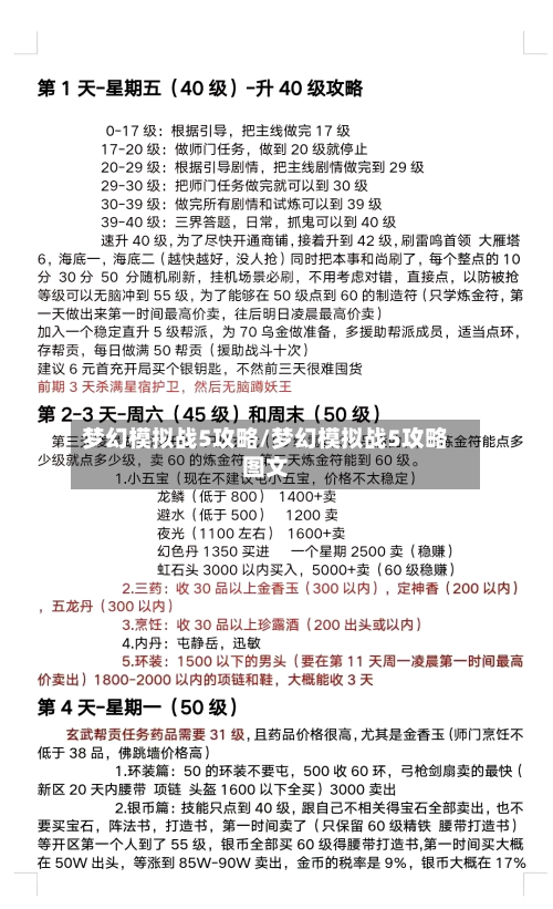 梦幻模拟战5攻略/梦幻模拟战5攻略图文-第3张图片