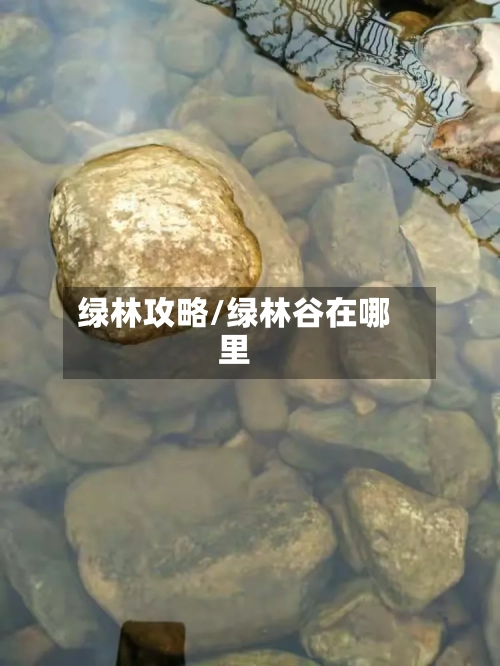 绿林攻略/绿林谷在哪里-第1张图片