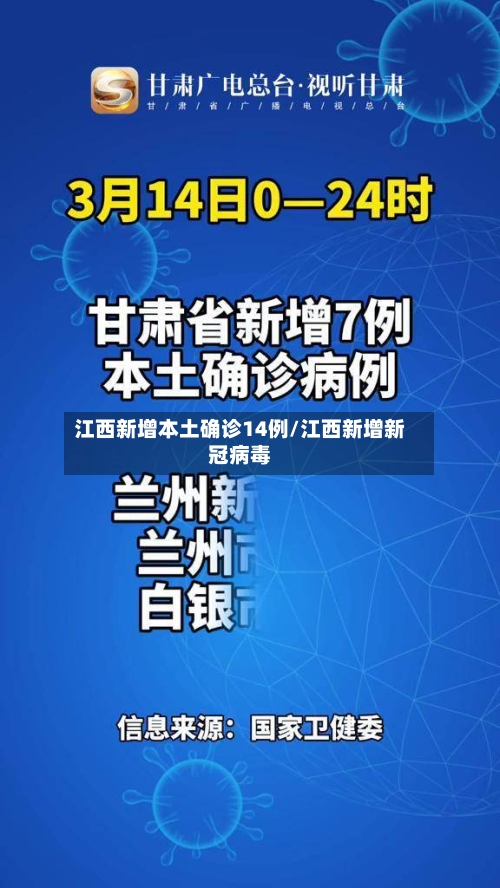 江西新增本土确诊14例/江西新增新冠病毒