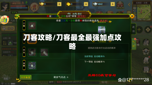 刀客攻略/刀客最全最强加点攻略