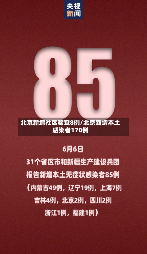 北京新增社区筛查8例/北京新增本土感染者170例-第2张图片