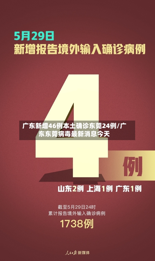 广东新增46例本土确诊东莞24例/广东东莞病毒最新消息今天-第2张图片