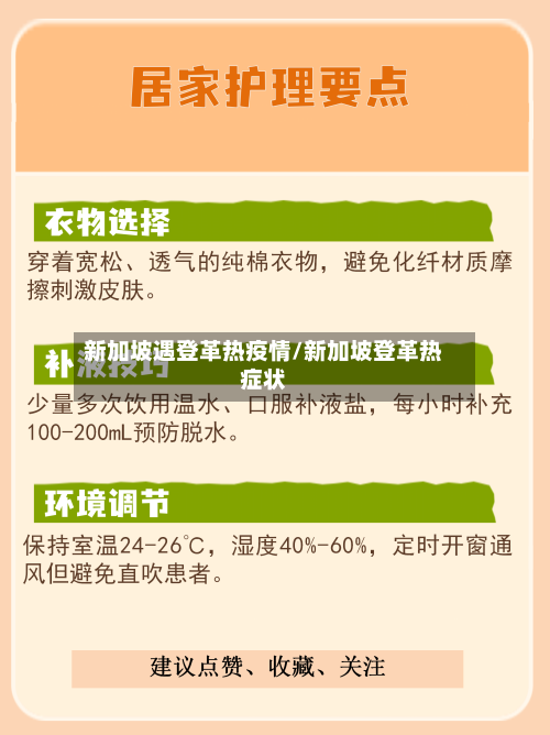 新加坡遇登革热疫情/新加坡登革热症状-第1张图片