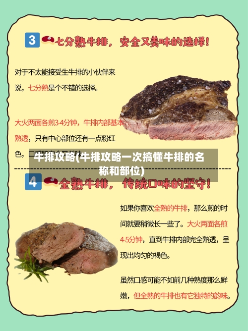 牛排攻略(牛排攻略一次搞懂牛排的名称和部位)