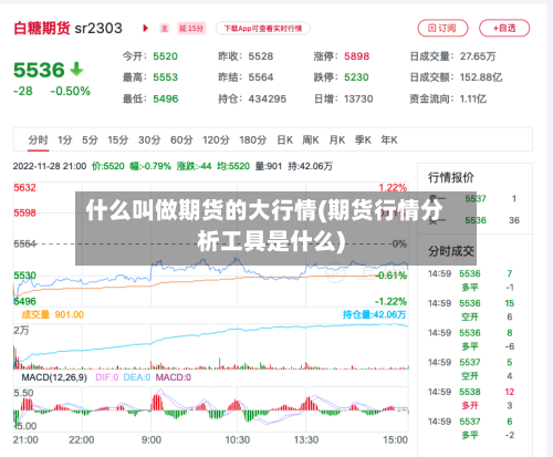 什么叫做期货的大行情(期货行情分析工具是什么)
