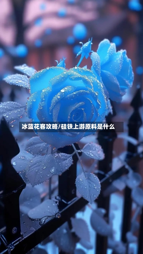 冰蓝花客攻略/硅铁上游原料是什么-第1张图片