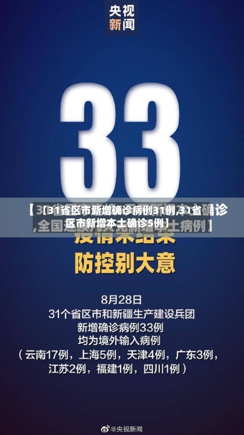 【31省区市新增确诊病例31例,31省区市新增本土确诊5例】