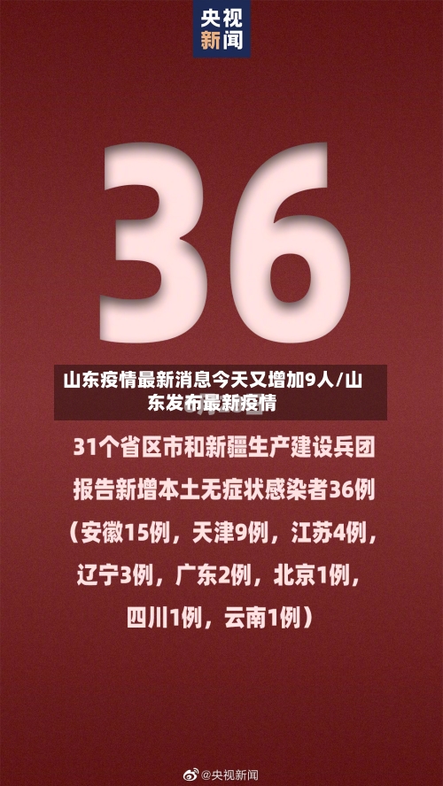 山东疫情最新消息今天又增加9人/山东发布最新疫情