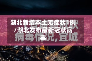 湖北新增本土无症状1例/湖北发布最新冠状病毒-第3张图片