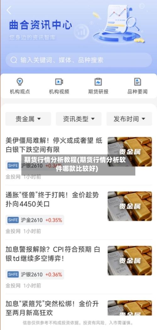期货行情分析教程(期货行情分析软件哪款比较好)-第3张图片