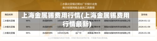 上海金属锡费用行情(上海金属锡费用行情最新)