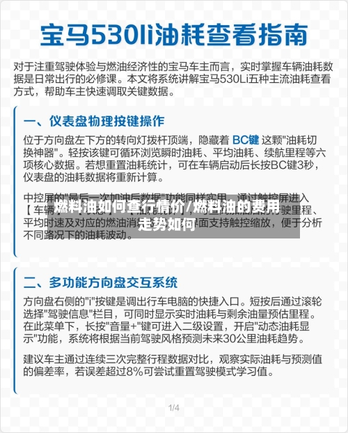 燃料油如何查行情价/燃料油的费用走势如何