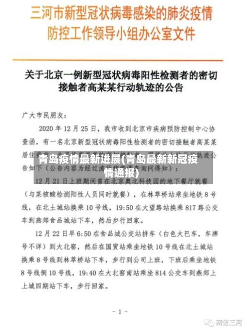 青岛疫情最新进展(青岛最新新冠疫情通报)-第1张图片