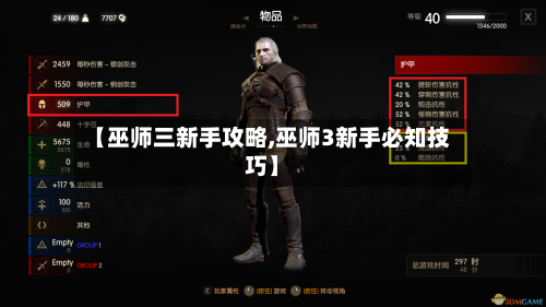 【巫师三新手攻略,巫师3新手必知技巧】-第3张图片