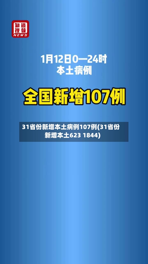 31省份新增本土病例107例(31省份新增本土623 1844)-第1张图片