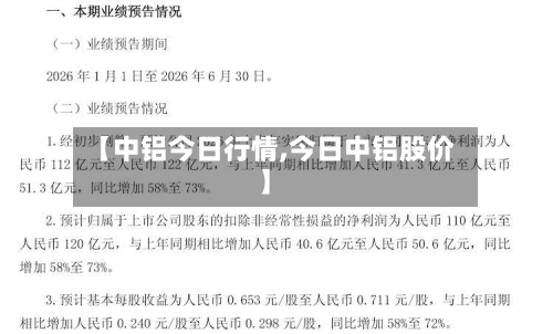 【中铝今日行情,今日中铝股价】-第3张图片