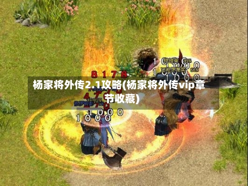 杨家将外传2.1攻略(杨家将外传vip章节收藏)