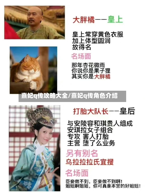 熹妃q传攻略大全/熹妃q传角色介绍-第2张图片