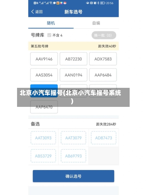 北京小汽车摇号(北京小汽车摇号系统)