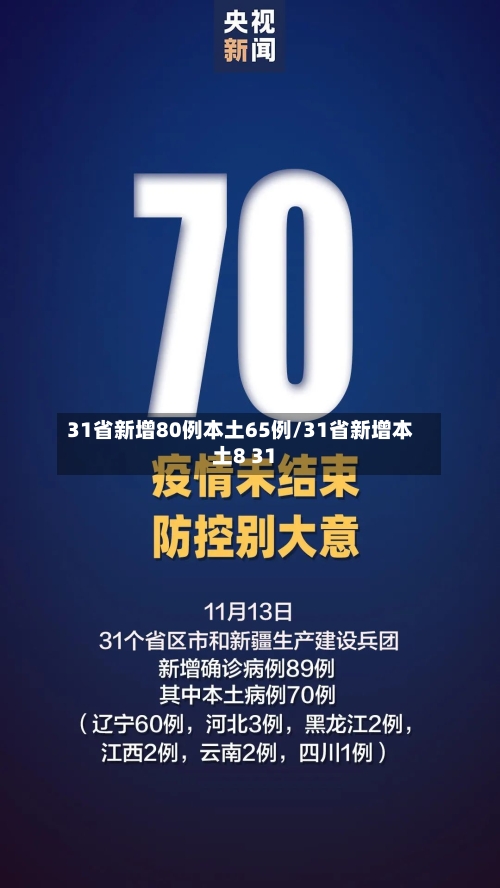 31省新增80例本土65例/31省新增本土8 31-第2张图片